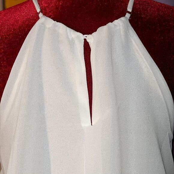 NWT Altar'd State White "Make It Happen" Tiered/Layered Maxi Dress Size Small - Picture 7 of 8